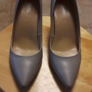 Gray MICHAEL KORS  Pointed-Toe, Slip-on Pumps